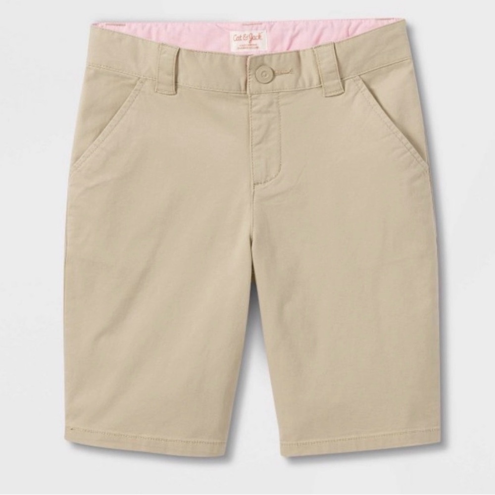 356 NWT Cat & Jack‎ Girl’s Uniform Shorts - Size: 18 PLUS